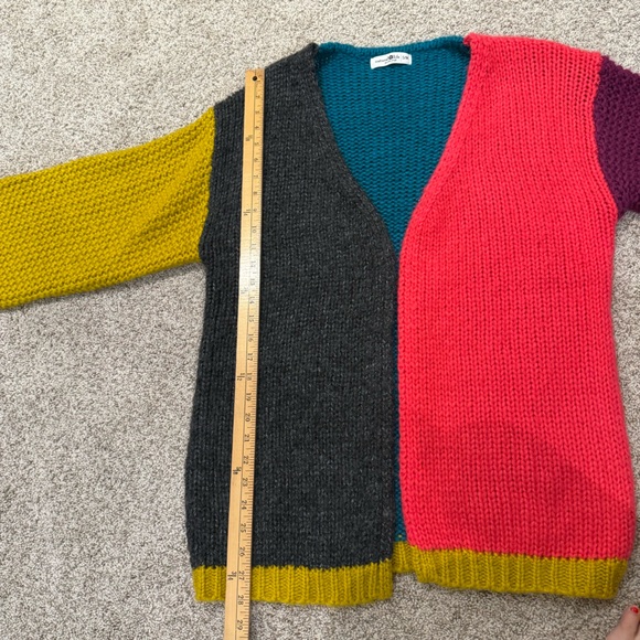 Natural Life COLOR BLOCK Cardigan Sweater S-M - Picture 9 of 9